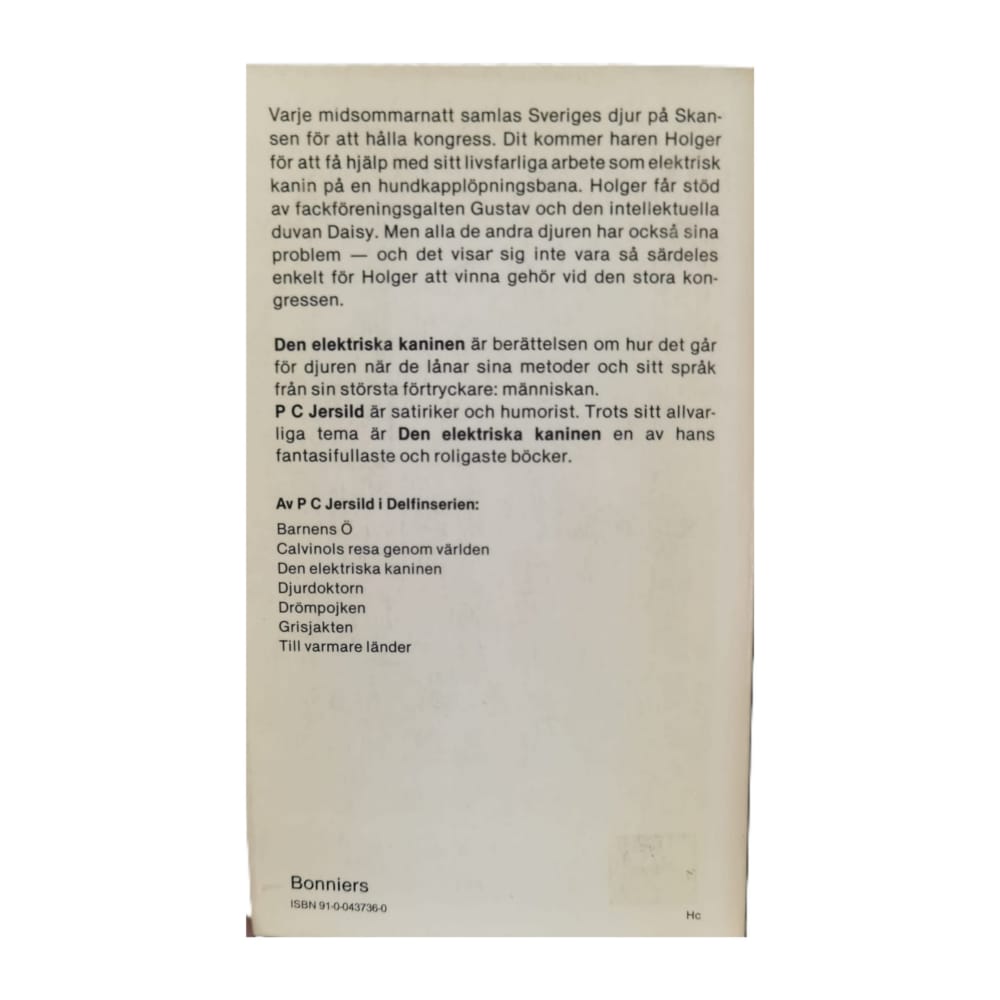P. C. Jersild: Den Elektriska Kaninen