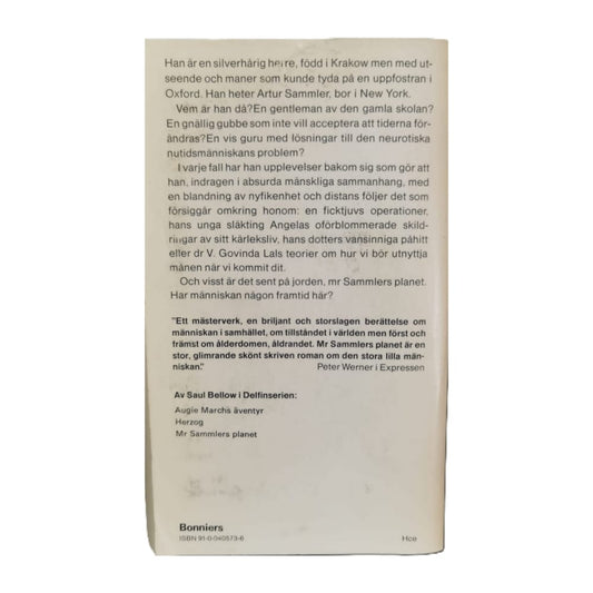 Saul Bellow: Mr. Sammler'S Planet