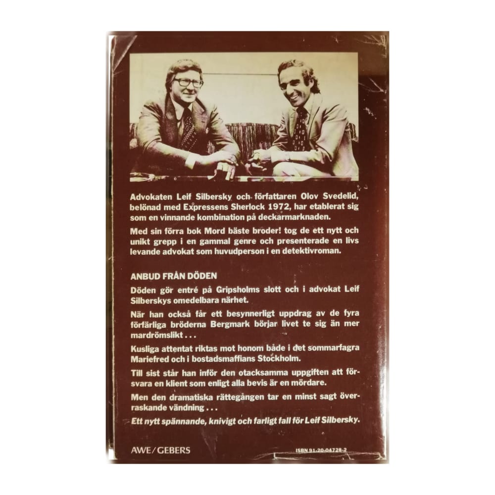 Leif Silbersky & Olov Svedelid: Anbud Från Döden