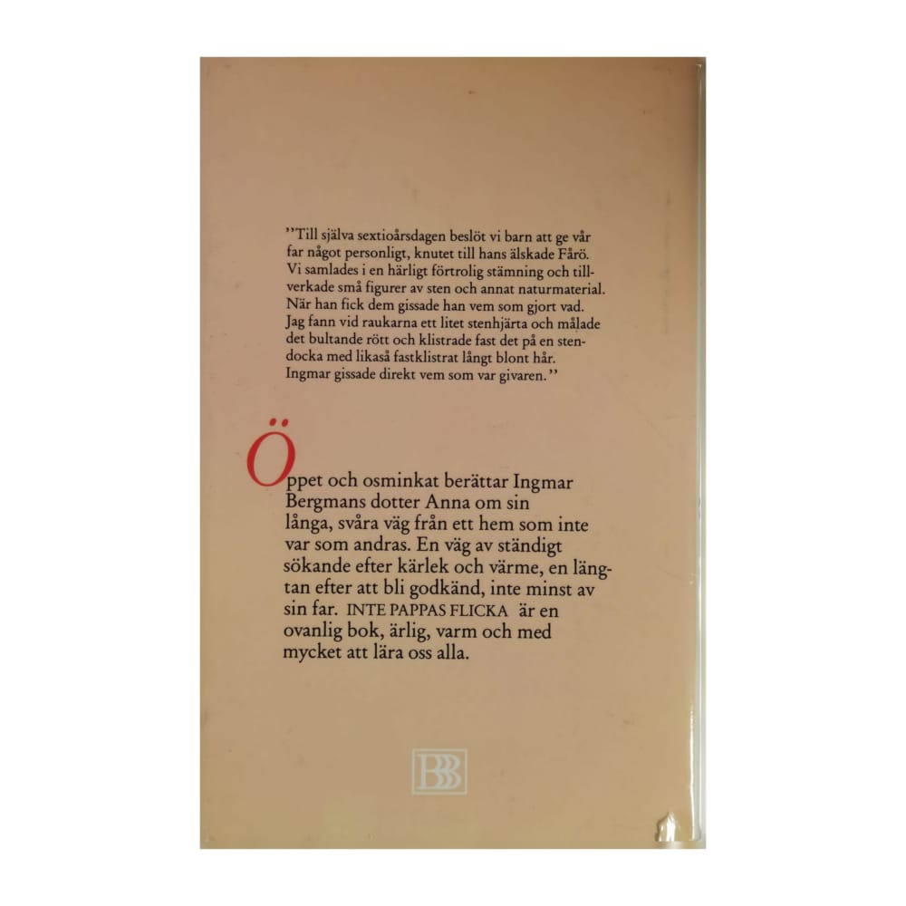 Anna Bergman: Inte Pappas Flicka