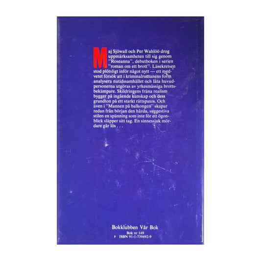 Maj Sjöwall & Per Wahlöö: Mannen På Balkongen