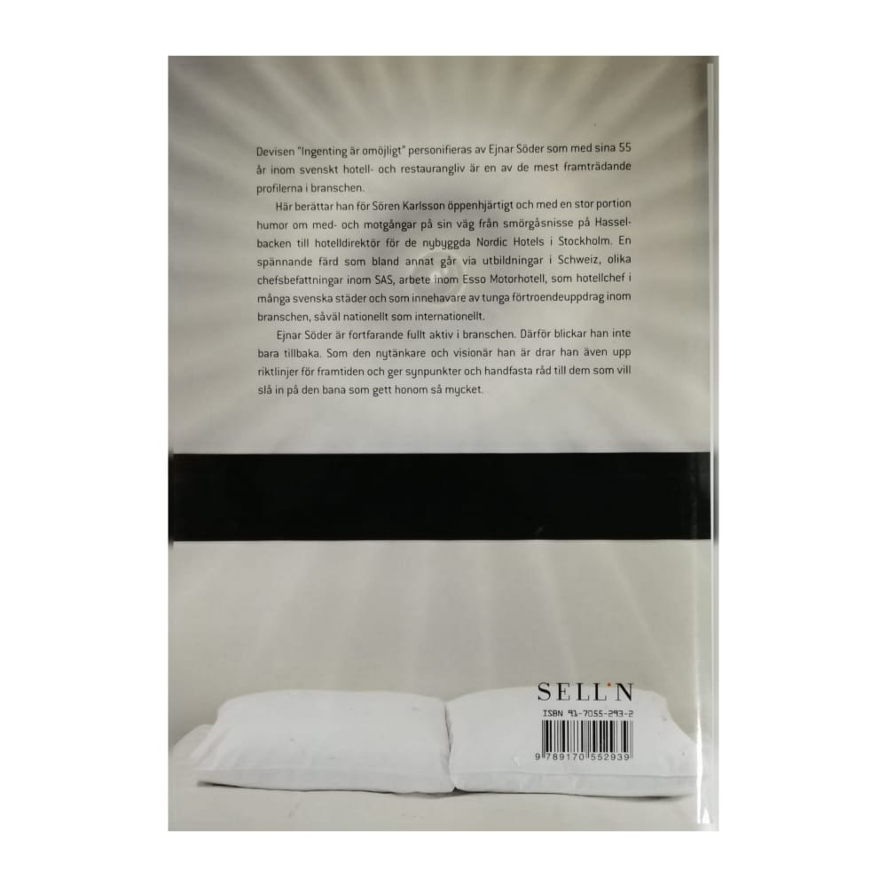 Ejnar Söder: Från Smörgåsnisse Till Hotelldirektör