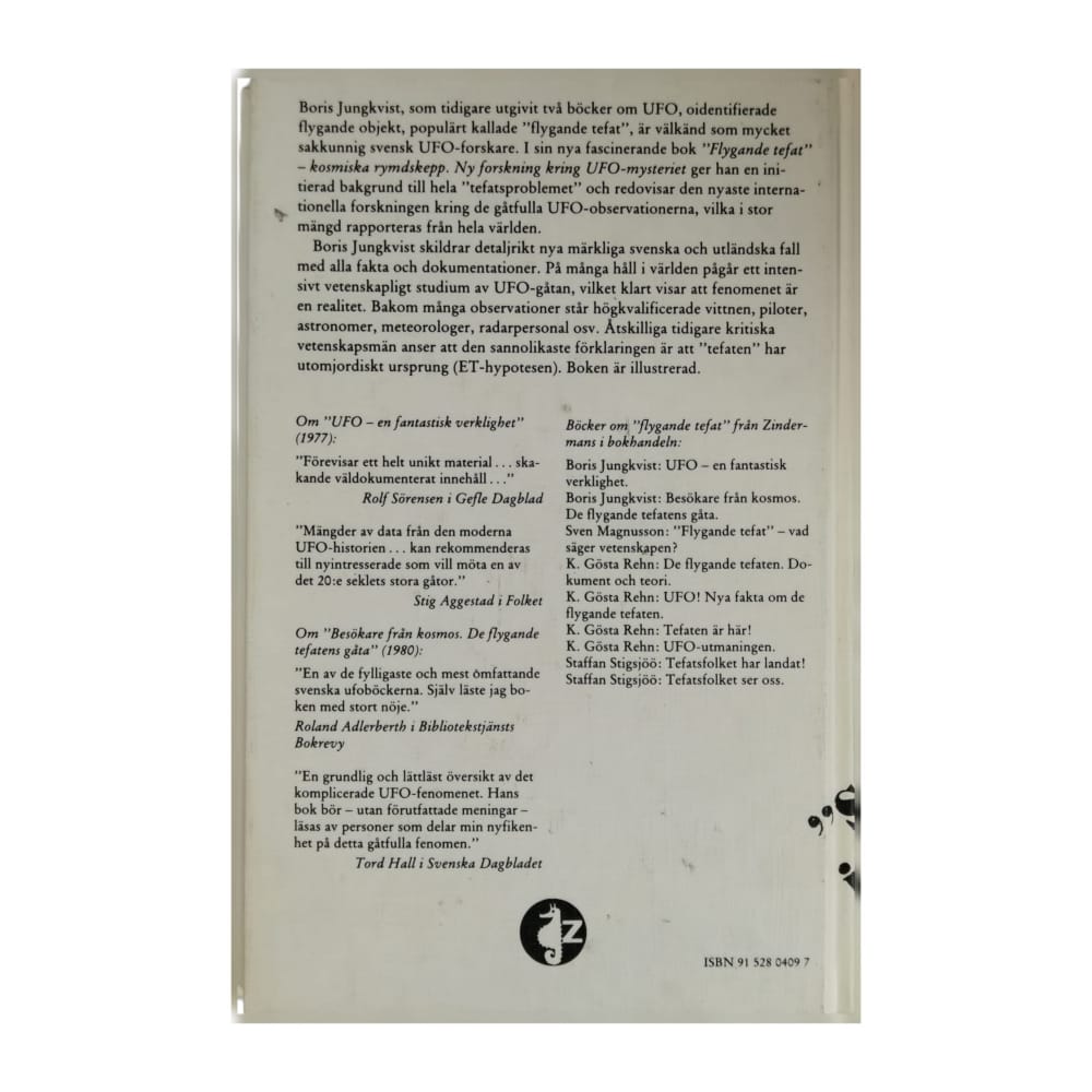 Boris Jungkvist: Flygande Tefat Kosmiska Rymdskepp