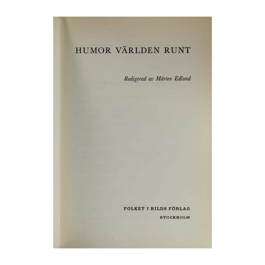 Mårten Edlund: Humor Världen Runt