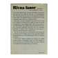Jan Olof Olsson: Rivna Fanor