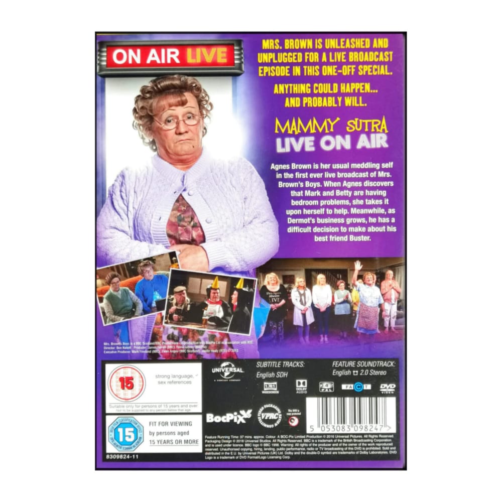 Mrs Brown'S Boys: Unplugged And Unleashed On Air Live