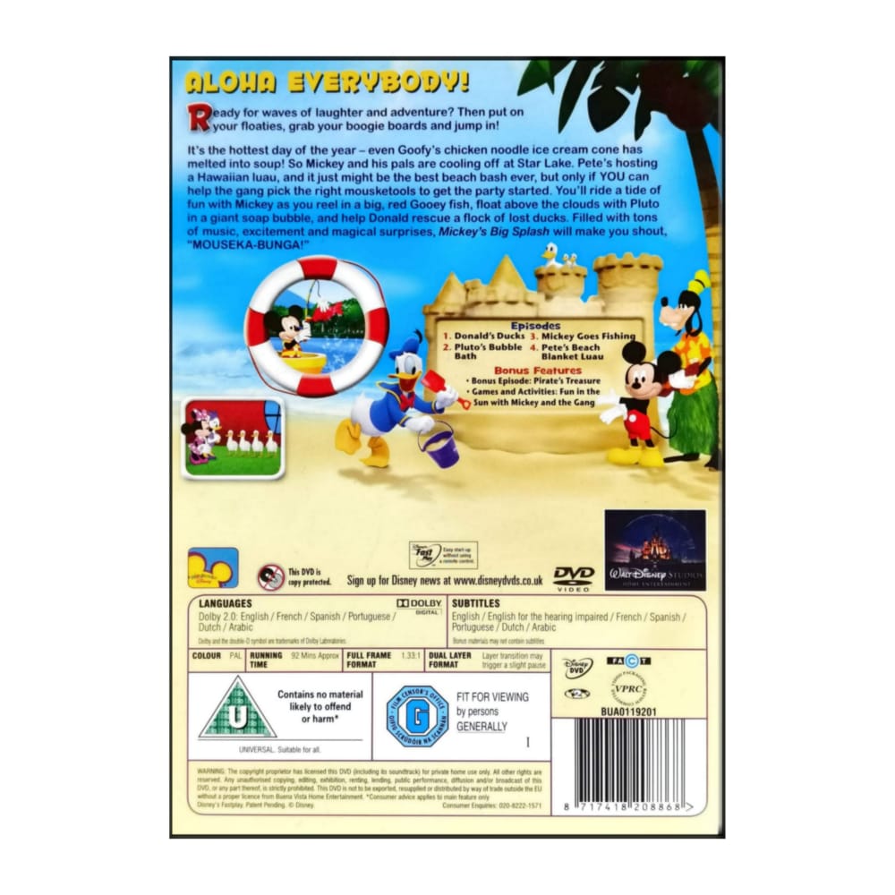 Mickey Mouse Clubhouse: Mickey'S Big Splash