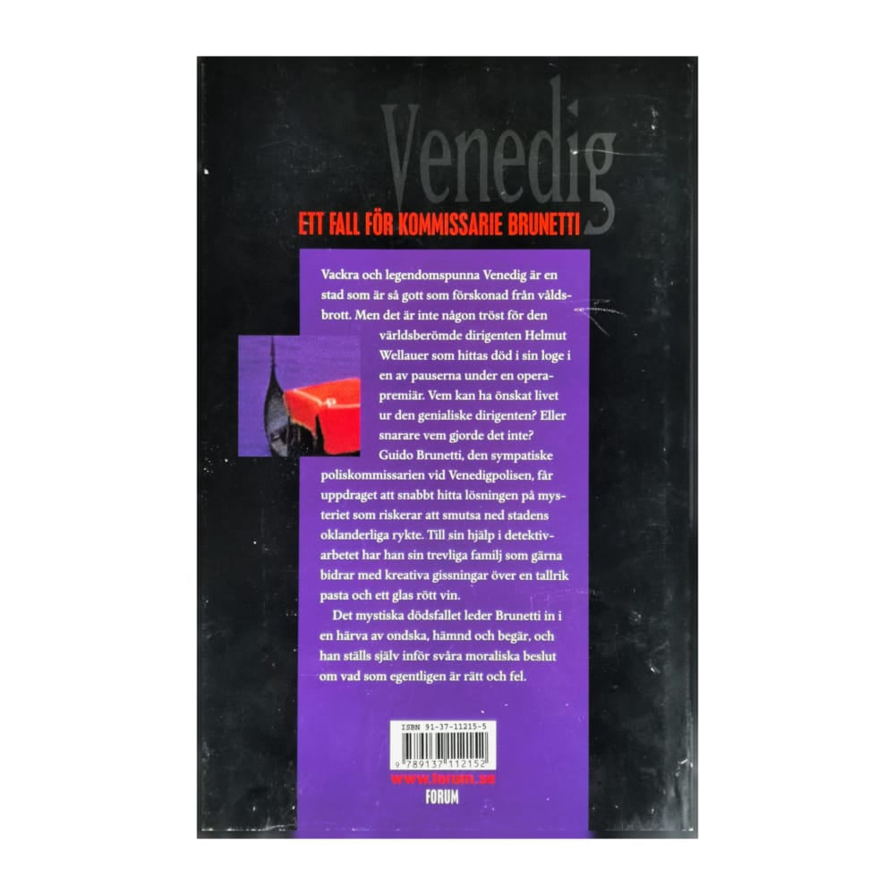 Donna Leon: Ond Bråd Död I Venedig