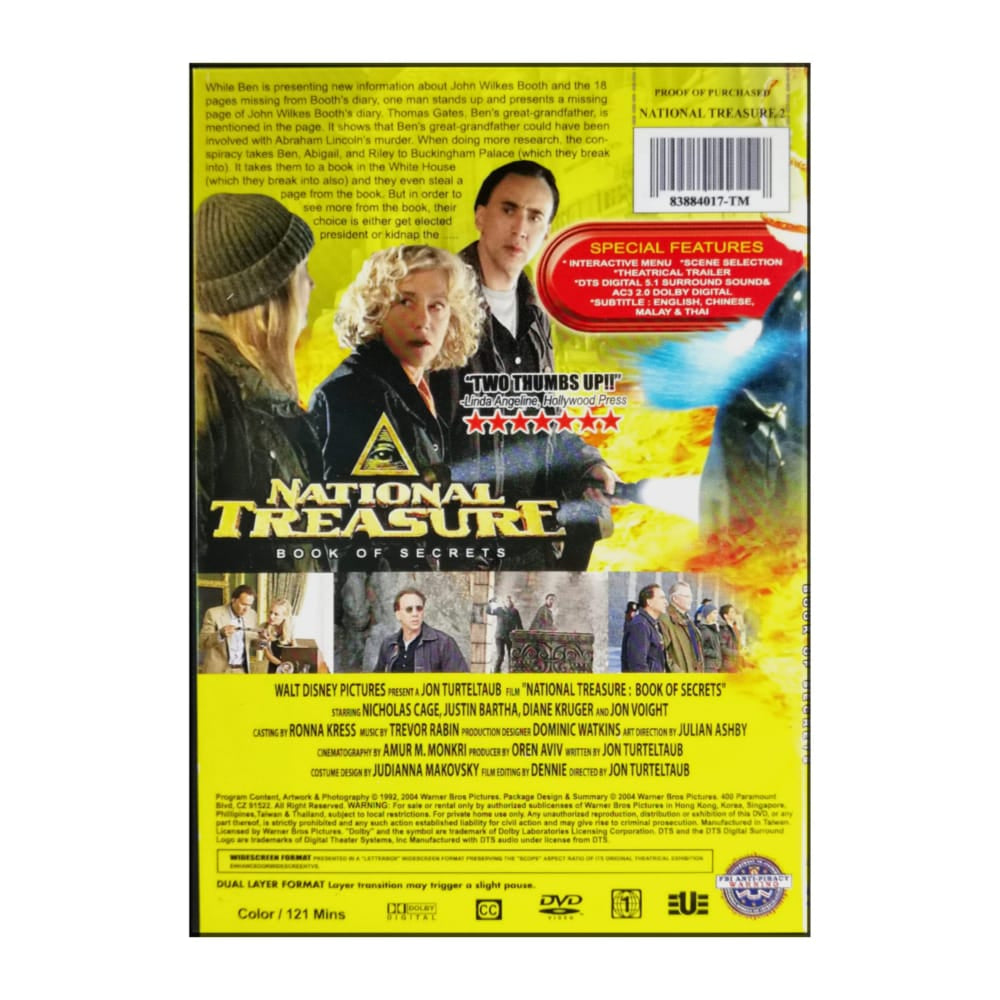 National Treasure 2: Book Of Secrets