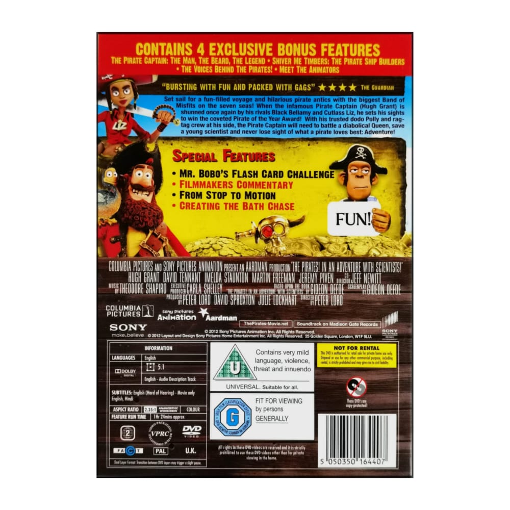 The Pirates: In An Adventure With Scientists!