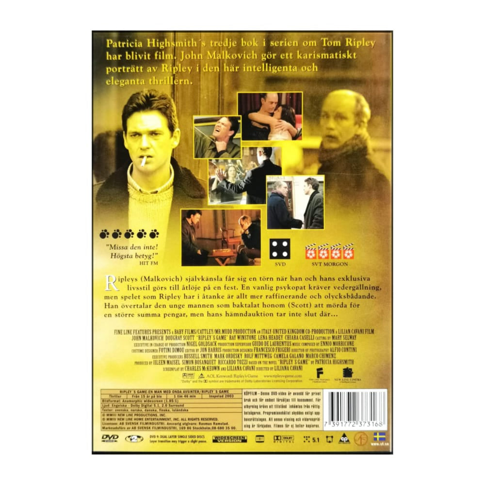 Tom Ripley: Ripley'S Game