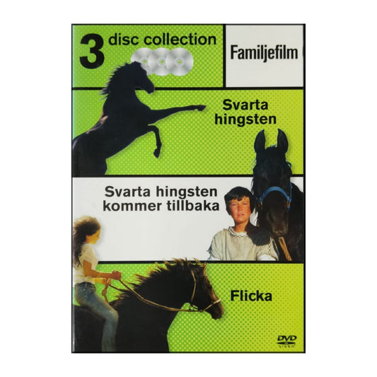 The Black Stallion 1-2 + Flicka | Svarta Hingsten + Svarta Hingsten Kommer Tillbaka + Flicka