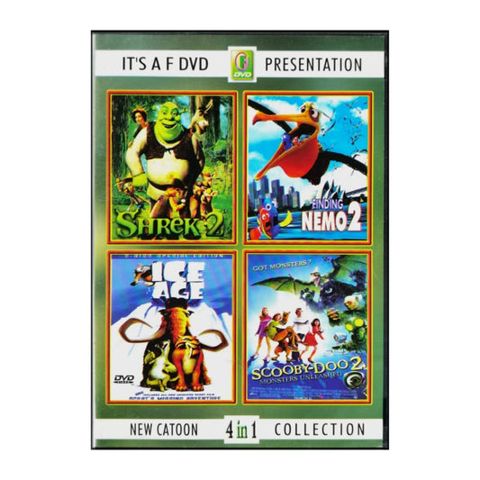 Shrek 2 + Finding Nemo 2 + Ice Age + Scooby Doo 2: Monster Unleashed
