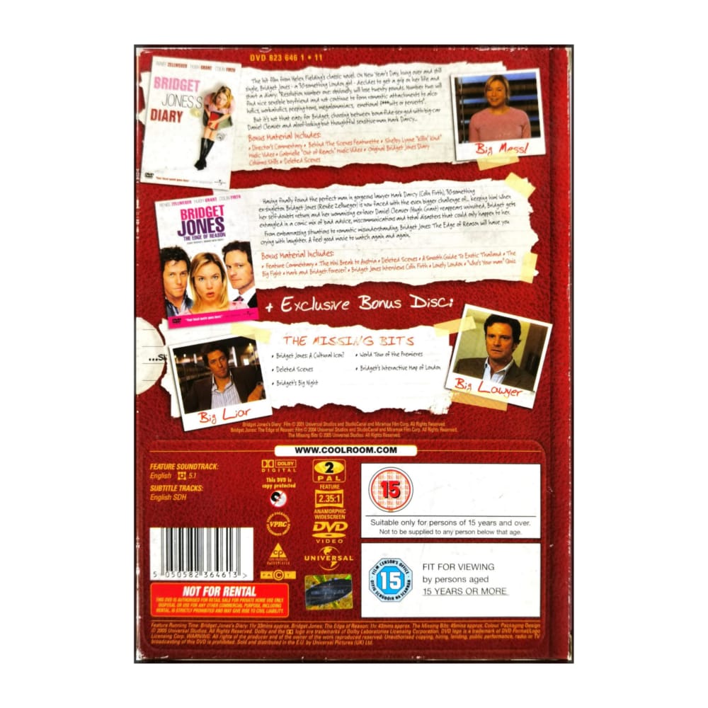 Bridget Jones'S: Diary + The Edge Of Reason + The Missing Bits