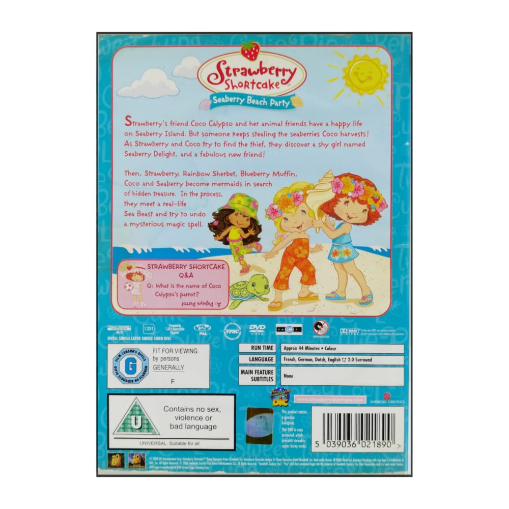 Strawberry Shortcake: Seaberry Beach Party
