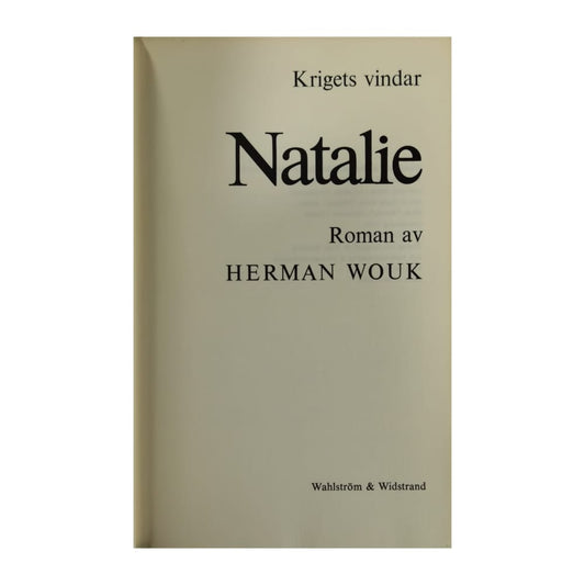 Herman Wouk: Krigets Vindar Natalie