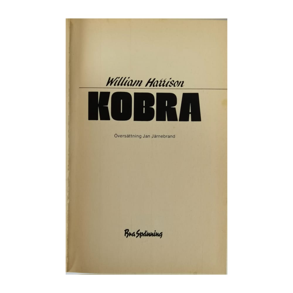 William Harrison: Kobra