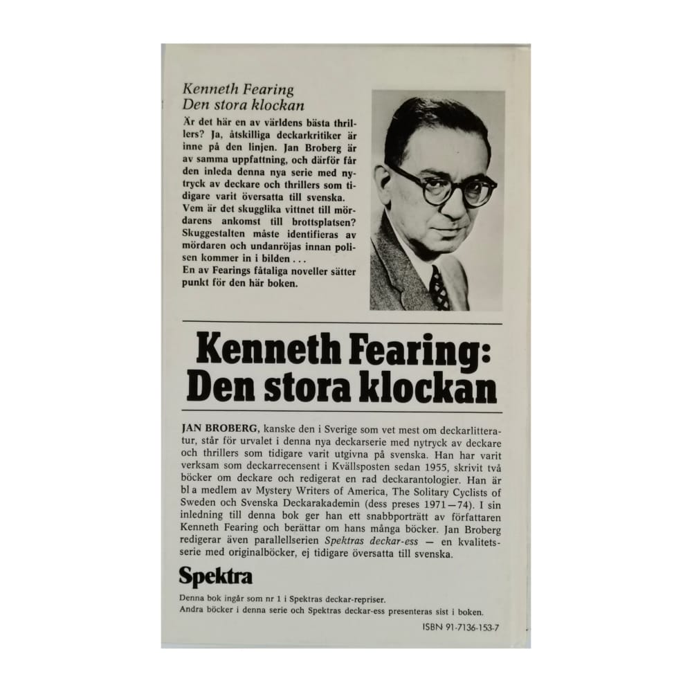 Kenneth Fearing: Den Stora Klockan