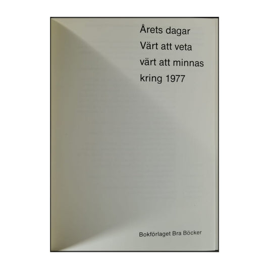 Årets Dagar 1977