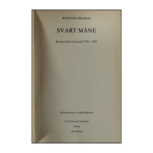 Winston Graham: Svart Måne