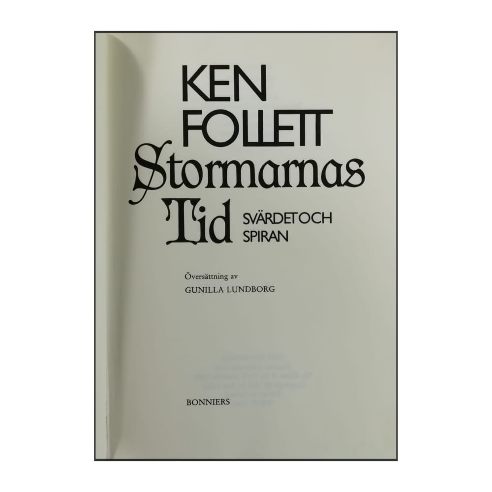 Ken Follett: Stormarnas Tid
