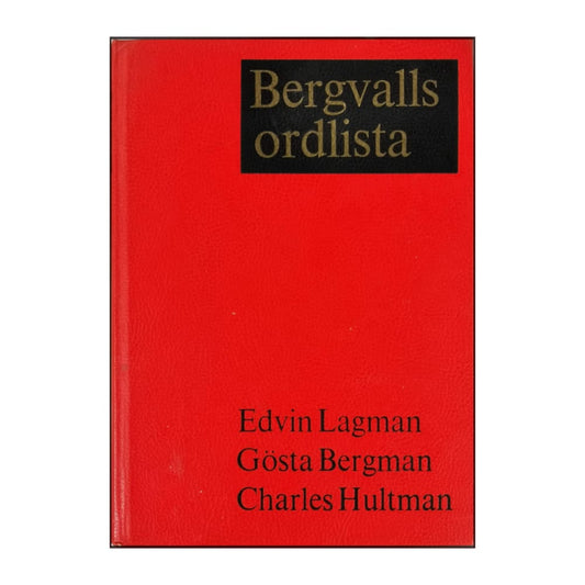 Bergvalls Ordlista För Grundskolan