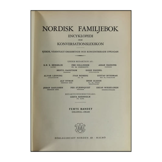 Nordisk Familjebok 5