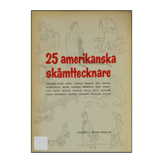 25 Amerikanska Skämttecknare