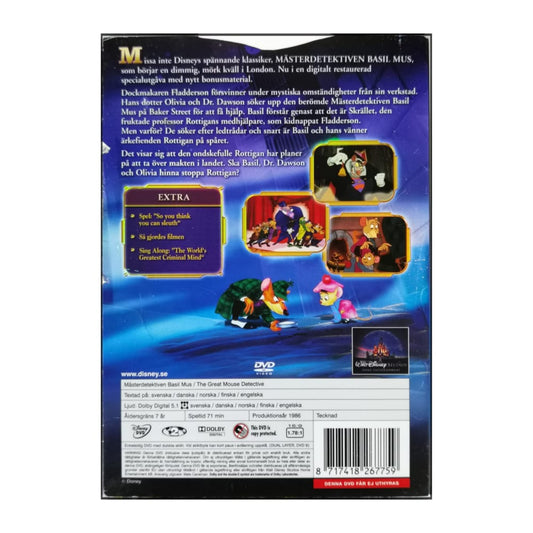 The Great Mouse Detective | Mästerdetektiven Basil Mus