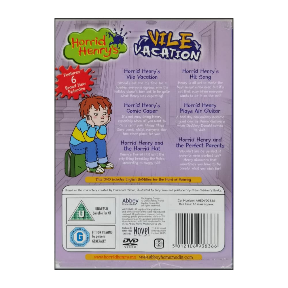 Horrid Henry: Vile Vacation