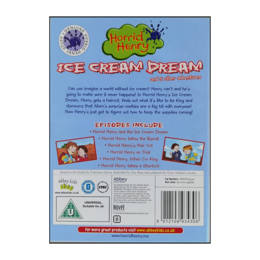 Horrid Henry: Ice Cream Dream