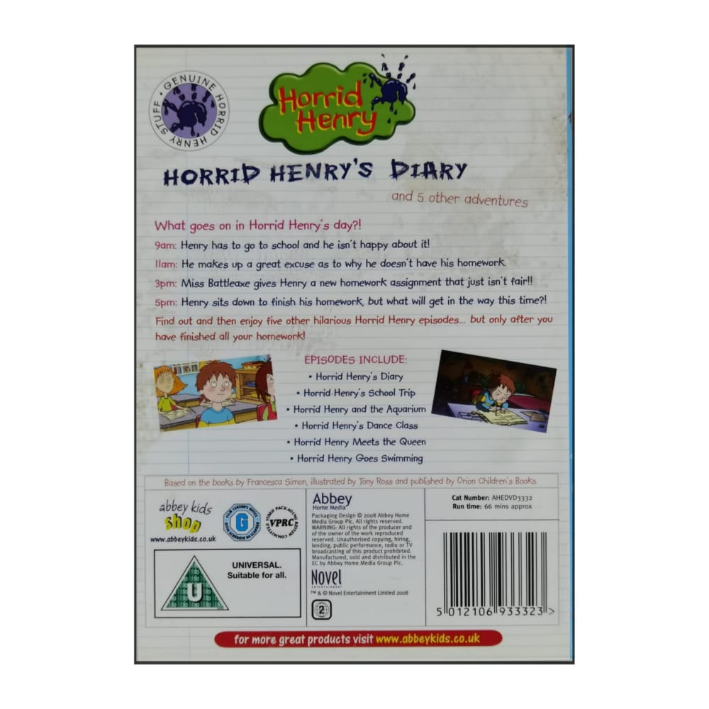 Horrid Henry: Diary