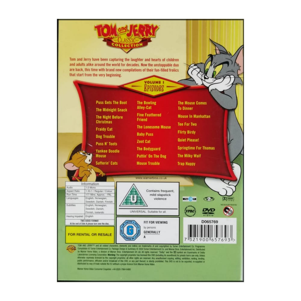 Tom & Jerry: Classic Collection V1
