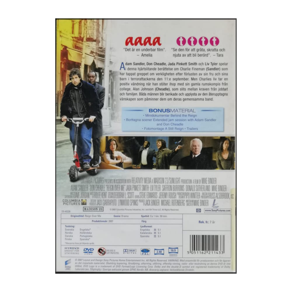 Reign Over Me | Vänner För Livet