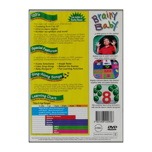 Brainy Baby: 123'S Introducing Numbers 1 To 20