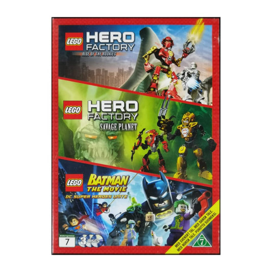 Lego: Hero Factory Rise Of The Rookies + Savage Planet + Batman