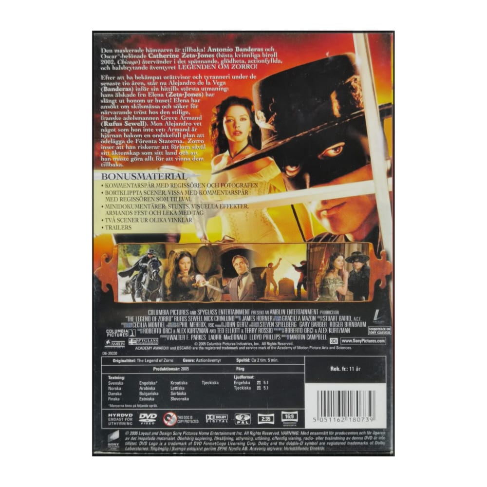 Zorro: Legenden Om Zorro