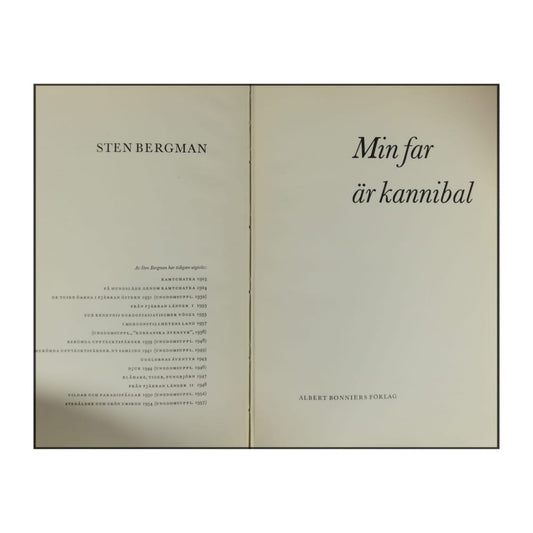 Sten Bergman: Min Far Är Kannibal