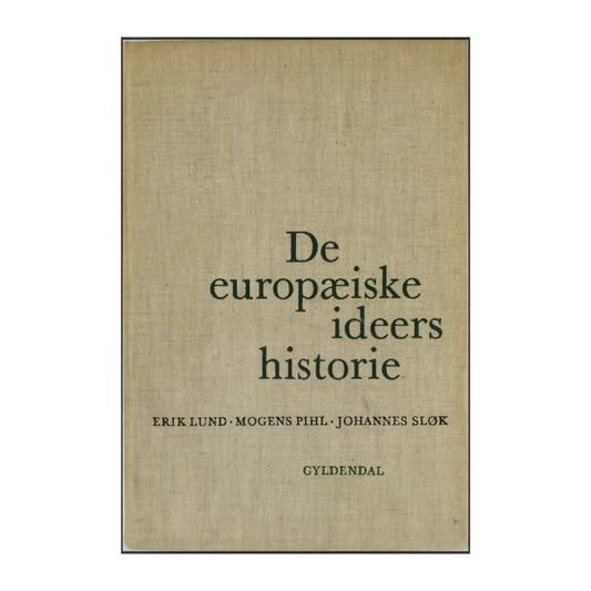 De Europæiske Ideers Historie