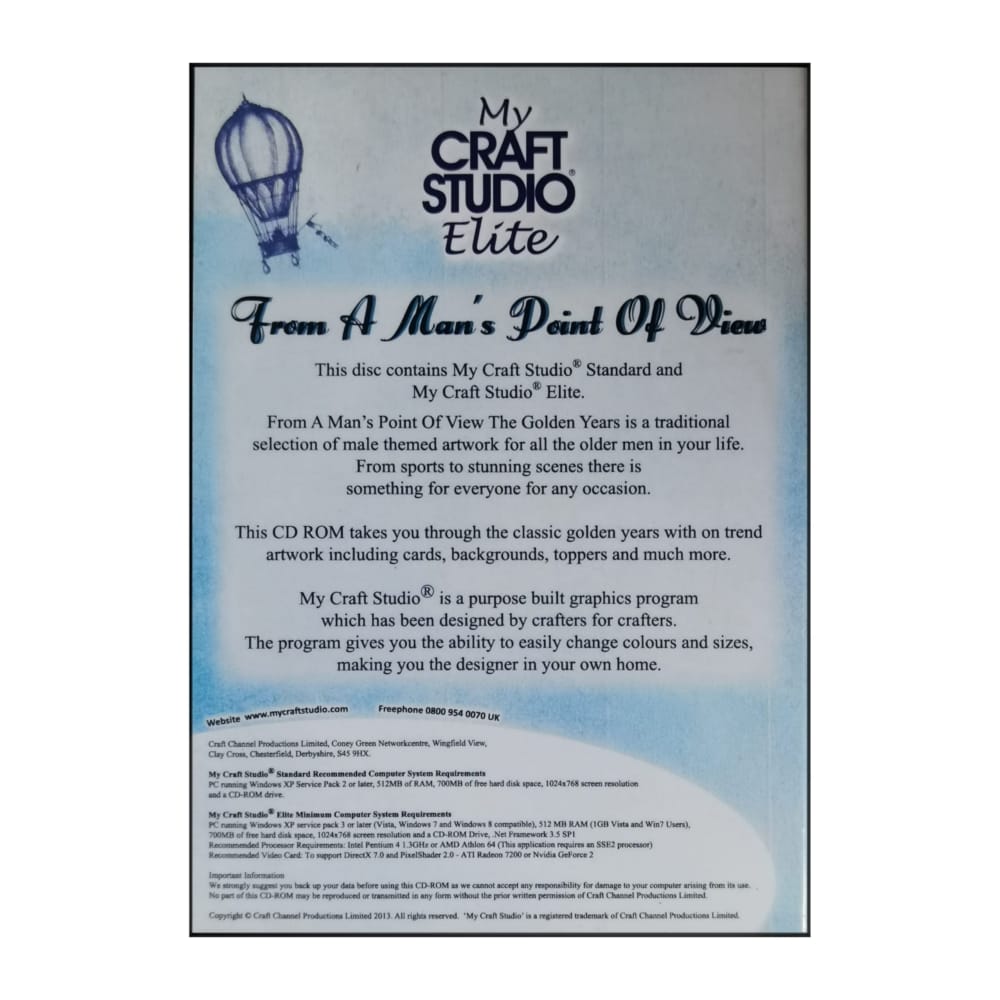 My Craft Studio Elite From A Man'S Point Of View The Golden Years