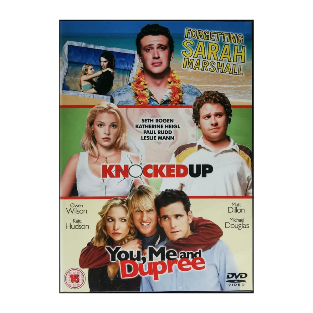 Forgetting Sarah Marshall + Knocked Up + You Me And Dupree