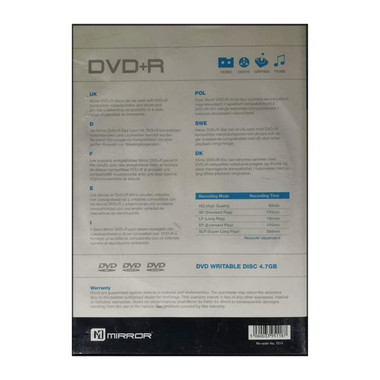 Dvd+R (4.7Gb) Mirror