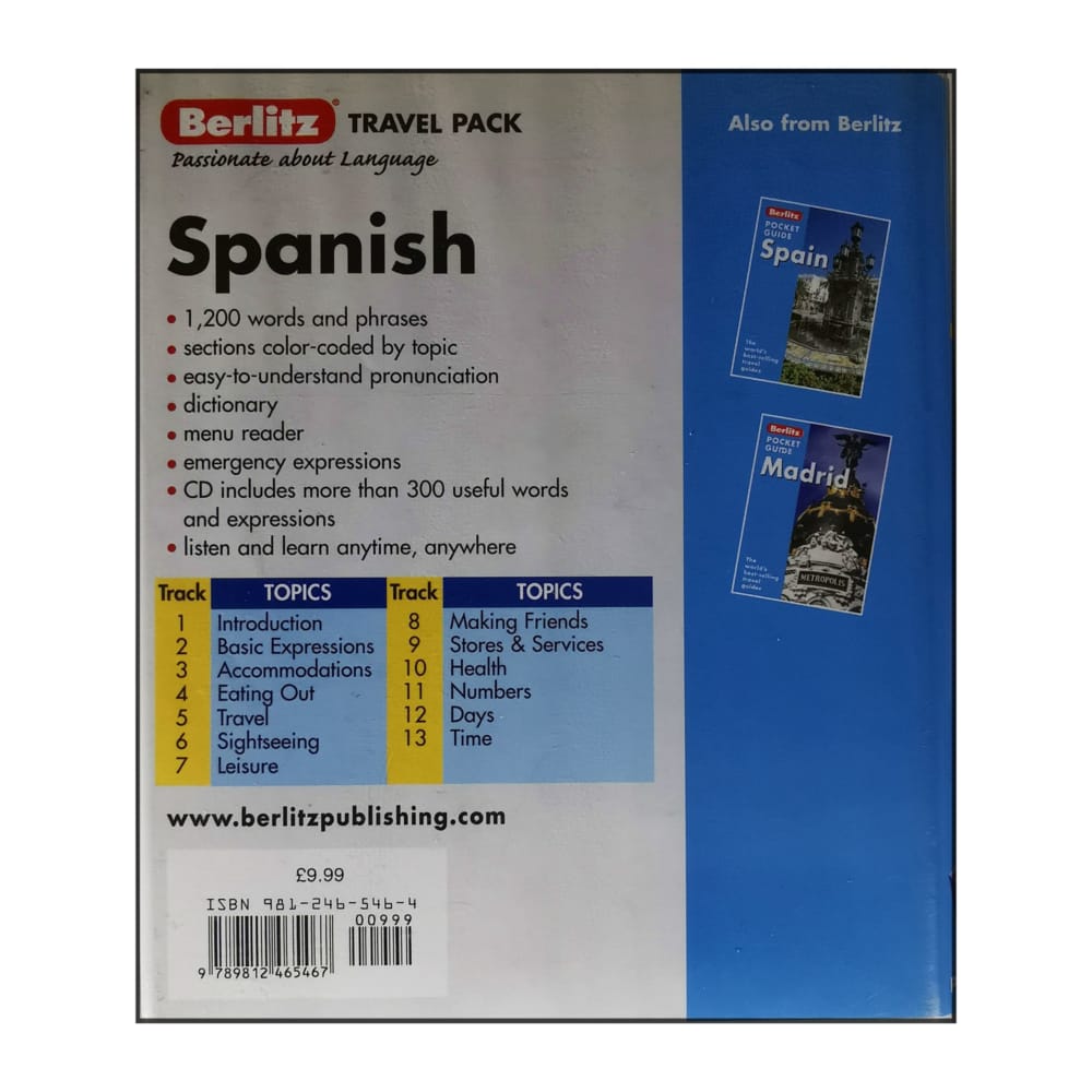 Berlitz: Spanish Travel Pack