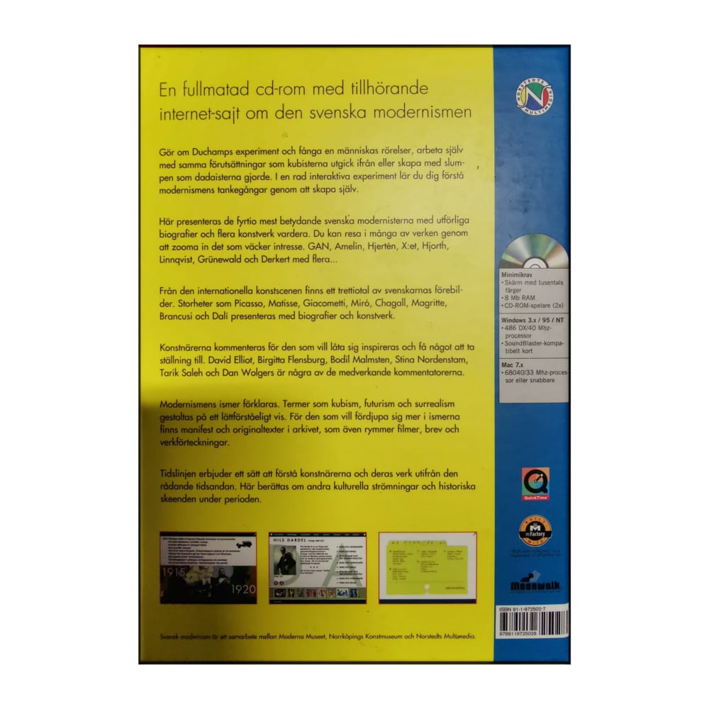 Norstedts Multimedia: Svensk Modernism: Viljan Framåt 1905-1940