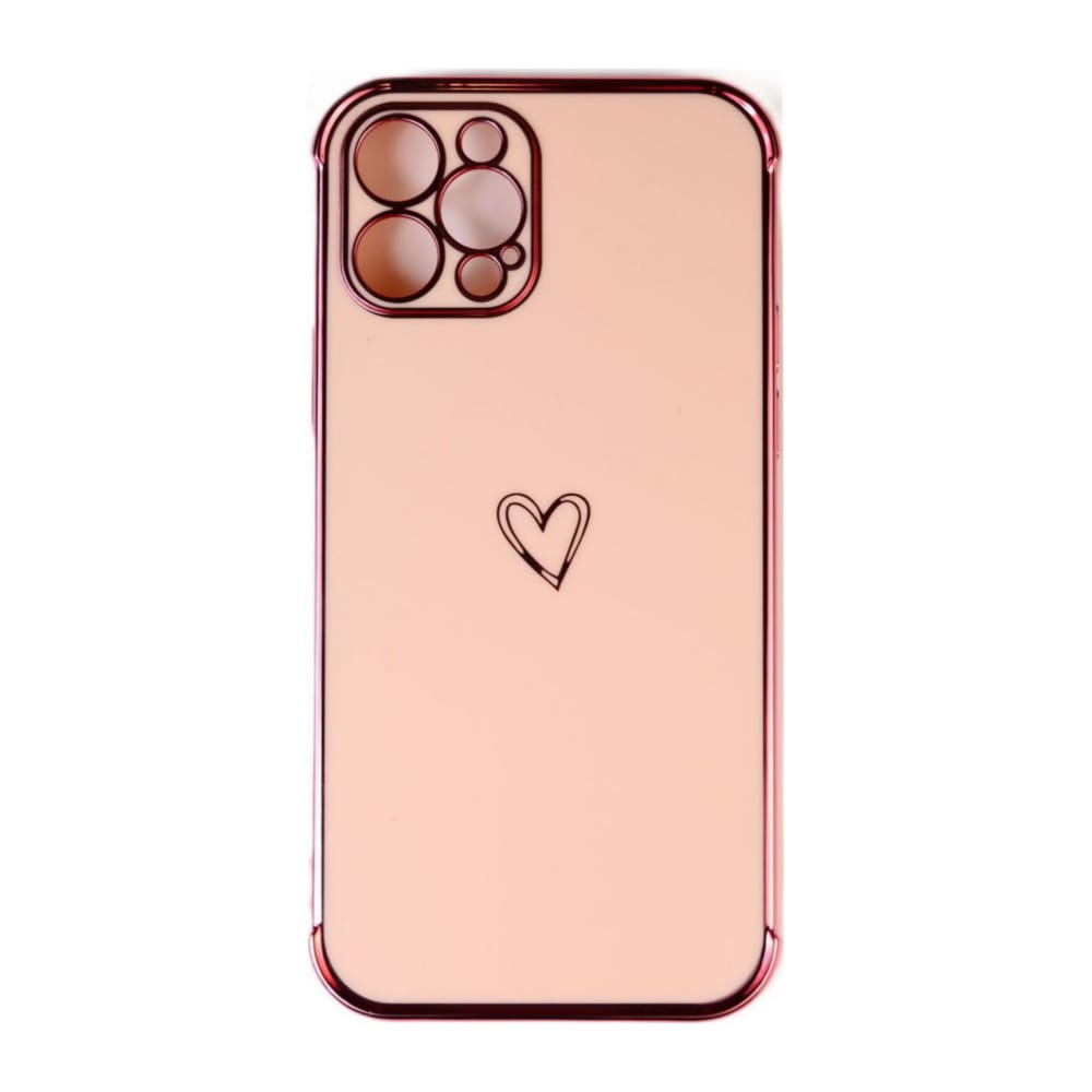 Heart Electroplate (Pink)
