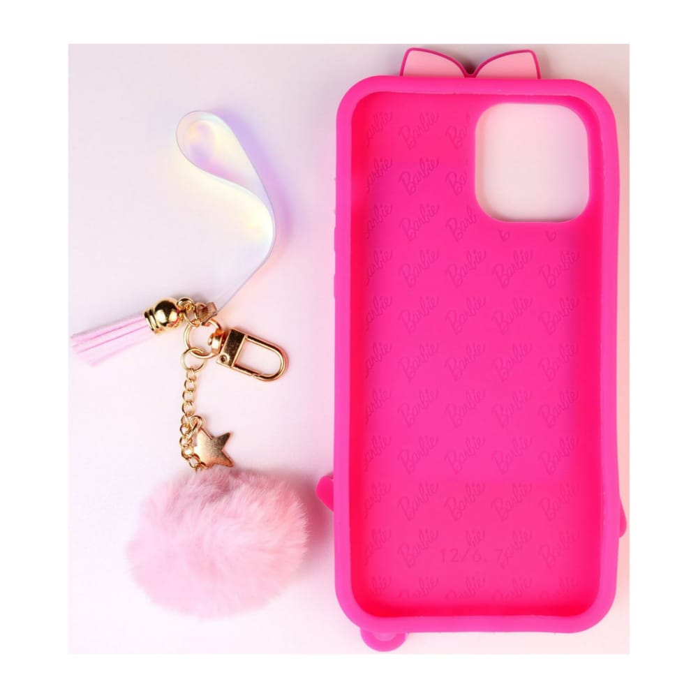 Barbie Mirror & Furball Pendant (Pink)