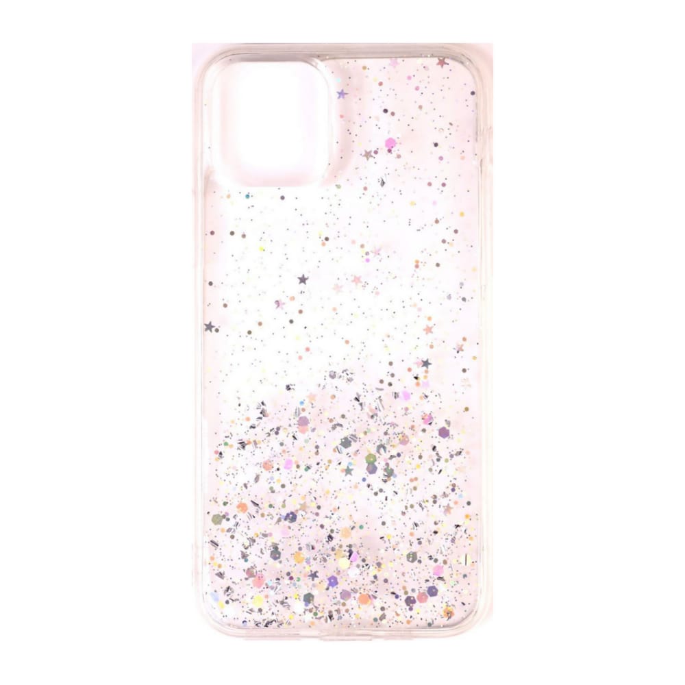 Glitter Case (White Transparent )
