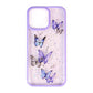 Glitter Butterflies Case (Purple)