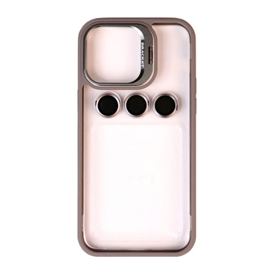 Frame & Lens Protector & Kickstand (Grey Transparent)