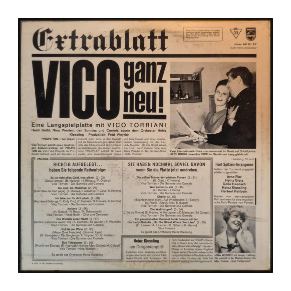 Vico Torriani: Extrablatt - Vico Ganz Neu